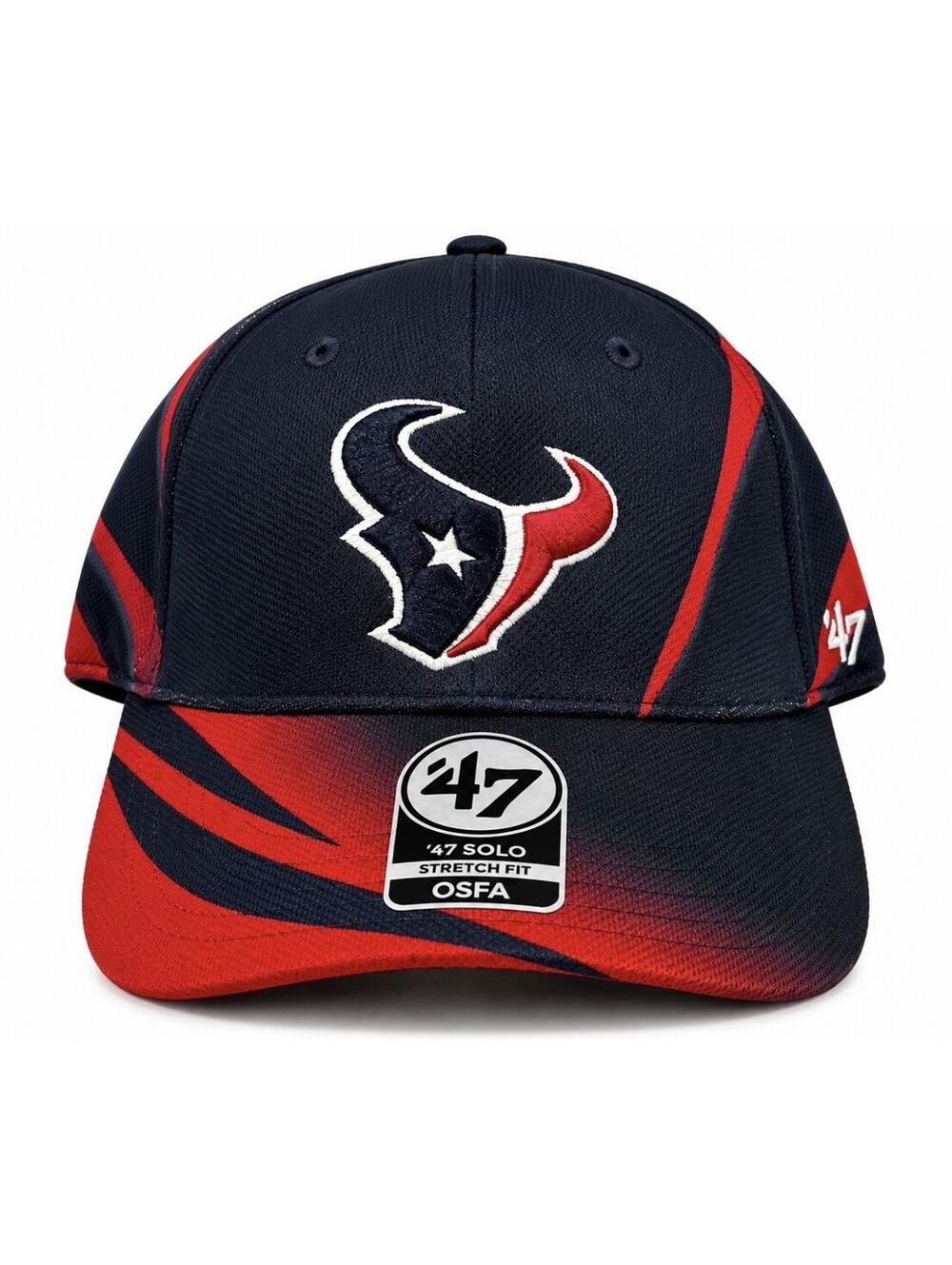 Houston Texans NFL '47 Two Tone Contender Flex Stretch Fit Hat Cap Adult OSFA